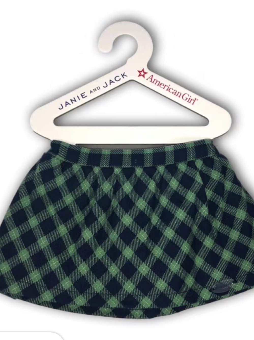 NWT American Girl x Janie and jack Tartan Plaid Skirt - Picture 2 of 4